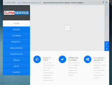 Tablet Screenshot of climaserviceimpianti.info